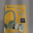 BuddyPhones POP Fun | Foldable Bluetooth Kids Headphones + Microphone, Works Wired or Wireless - SafeAudio Volume Limiting for iPhone/iPad/Tablet/PC and More (Green)