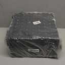 MYFAMIREA Modular Interlocking Cushion 12 Pack 11.8" x 11.8" Rubber Floor Tiles Non-Slip Splicing Drainage Mats for Deck, Pool, Outdoor Shower, Patio, Balcony, Indoor Bathroom, Kitchen, Yard (Black)