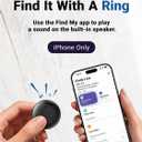 GPS Cat Tracker Collar for iPhone, Works with Apple Find My, No Monthly Fee, Lightweight Pet Tracking Tag with Collar Holder for Cats