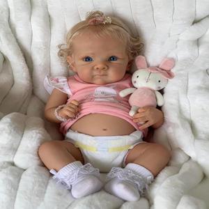 RXDOLL Realistic Reborn Baby Dolls Silicone Full Body Girl 18 Inch Lifelike Baby Dolls That Look Real Life Newborn Infant Baby Doll Anatomically Correct Toy Xmas Gifts (Pink-bettie Girl)