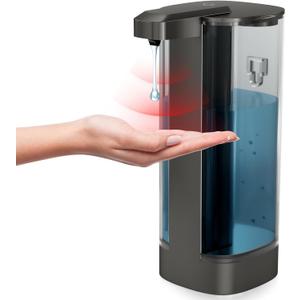 17oz Automatic Liquid Soap Dispenser,Touchless Dish Soap Dispenser IPX5 Waterproof Adjustable Dispensing,Liquid Hand Soap Personal Care Lotion Dispenser for Kitchen Bathroom Hotel,USB Charging