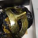 Masquerade Mask for Couples Women and Men - 3 Pack Venetian Gold and Black Lace, Mardi Gras Mask