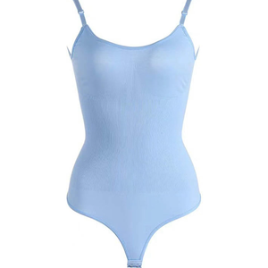 SUUKSESS, Women's Shapewear Bodysuit Tummy Control Body Shaper Seamless Sculpting Snatched Waist Body Suit, XL