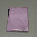 CirclesHome Wedge Pillow Cover 100% Cotton, Zippered Wedge Pillow Case Protector, Soft, Hypoallergenic & Breathable - Lavender, (25Wx26Lx10)