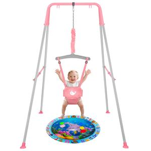 Baby Jumper with Stand for 6-24 Months, Baby Exerciser for Active Babies