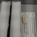 Vintage Glassware Drinking Glasses Set of 6,15 oz Hobnail Glass Cups,Embossed Blue Water Tumbler,for Beer,Cocktail,Whiskey,Juice and Various Mixed Drinks- 1 Cleaning Brush