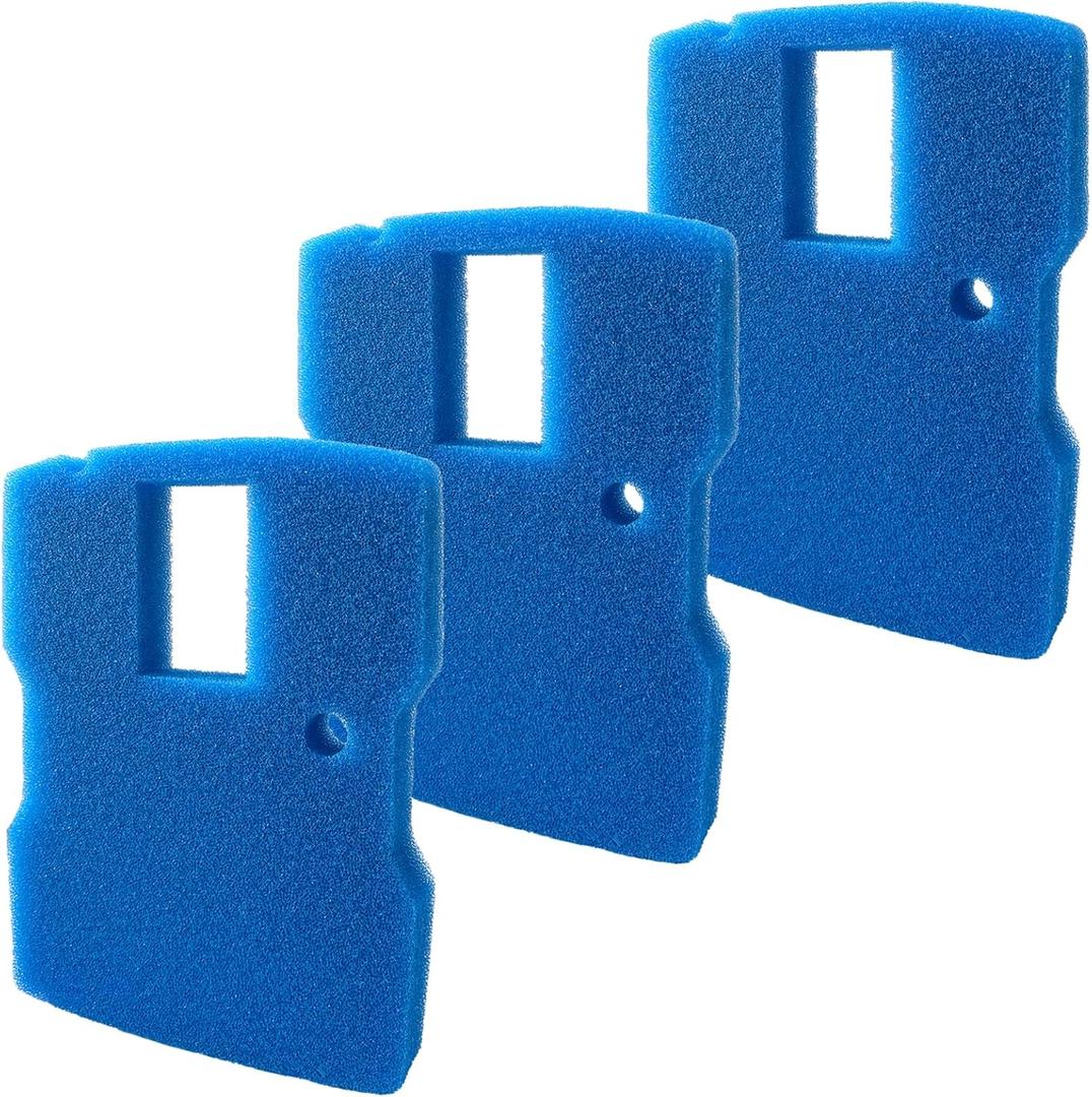 3 Pack Replacement Sponge Filter Pads Replacement for Sunsun 660 GPH Fountain Pump All in One Pond Models CUF-6000, Also Replacement for VIVOHOME 530/660 GPH Pond Filter Pump Fountain Kits