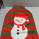 Christmas Dog Sweaters for Small Medium Large Dogs and Cats,Pet Soft Warm Holiday Outfit Girl & Boy,Pup Winter Clothes Turtleneck Double Knitting Collar for Outdoors Playing (Snowman,3X-Large)