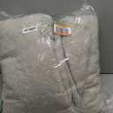 HORIMOTE HOME Stone-Washed Cotton Quilt King Size, Beige Jacquard Embossed Quilt Shabby Vintage Farmhouse Bedspread Coverlet with Crochet Edge, Soft Lightweight Bedding Set for All Season, 3 Pieces