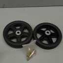7 Inch Lawnmower Wheel with Bolts Gaskets, Lock Nuts Kit Fit for Most Push Lawn Mowers/Generator/Garden Tiller/Hand Truck, 2 Pack