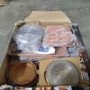 Gotham Steel Hammered 20 Pc Ceramic Cookware Set Nonstick, True Ceramic Pots and Pans Set Non Stick with Deep Square Pan Set & Bakeware Set, Non Toxic PFOA PFOS Free, Oven & Dishwasher Safe