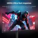 34" WQHD 180Hz Ultrawide Curved Gaming Monitor, 1500R, FreeSync