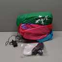 Hazms 7.8FT Christmas Inflatable Archway, Santa & Snowman Standing with Candy Arch Inflatable Christmas Blows up Yard Decoration with Built-in LED Lights for Holiday, Lawn, Party, Yard