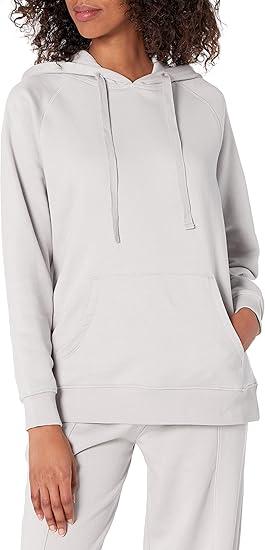 The Drop Women's Renee Washed-Fleece Slouchy Hoodie, Size XXS