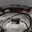 FDW Kitchen Trash can for Bathroom Bedroom Home Office Automatic Touch Free Garbage bin with lid Brushed Stainless Steel Rectangular 13 Gallon / 50L