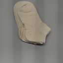 SERISIMPLE Women Viscose Bamboo Ankle Socks Low Cut Thin Sock Lightweight Pastal Color Soft Sock 5 Pairs (Medium, Off-white)