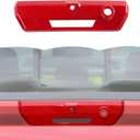 RT-TCZ Tailgate Handle Cover Rear Door Handle Cover Trim Decoration Exterior Accessories for Ford F150 2021-2024 (Red)