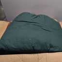 CozyLux King Size Comforter Set Emerald Green Seersucker 7 Pieces Bed in a Bag King Comforter Set with Sheets, Luxury Bedding Sets with Down Alternative Comforter, Sheets, Pillowcases & Shams