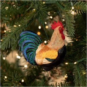 Hobby Lobby Glitter Rooster Ornament