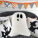 Halloween Pillows, Ghost Pillow, Fall Decorative Pillow Indoors, Halloween Decorative Throw Pillow, Cute Pillow for Home (Luminous)