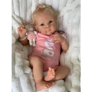 iCradle Reborn Baby Dolls 18Inch Realistic Baby Doll Silicone Dolls Toy for Kids Age 3+ (Bettie)