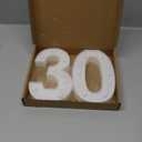 30th Birthday Decorations for Her Him,30th Birthday Centerpieces Table Decorations for Women Men,Light Up Numbers 30 Sign for Party Backdrop Wall Decor for 30 Wedding Anniversary Decoration