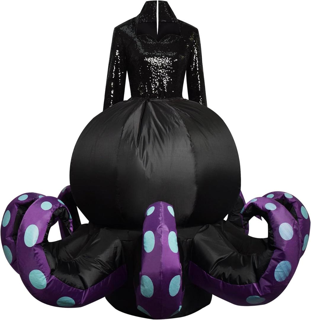 Women's Ursula Costume Halloween Ursula Little Mermaid Costume With Inflatable Octopus