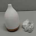 InnoGear Oil Diffuser, 150ML Ceramic Diffuser for Essential Oils Handcrafted Aromatherapy Diffuser Ultrasonic Cool Mist Humidifier with 2 Mist Modes Waterless Auto Off for Room Office, White (Medium)