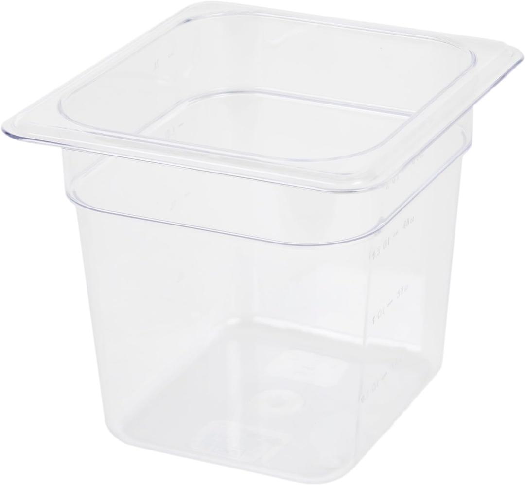 Excellante Sixth Size 1/6-Inch Deep Polycarbonate Food Pan