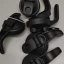 Wide Mouth Mason Jar Lids with Handle 6 Pack Black, Plastic Mason Jar Pour Spout Lid, Reusable Flip Cap Lid, Canning Lids with Leak-proof Airtight Seal (Jar Not Included)