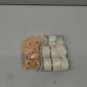 16 Pack Aquarium Plant Weights, Aquatic Plants Fixed Ring Set, Anti-Floating Ceramic Aquarium Plant Rings, Aquarium Landscape Decoration Fish Tank Accessories 1.8 x 1.3 Inch