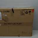 Victorian-Style Recessed Bathroom Medicine Cabinet, Wood Wall Cabinet with 16.5"x24" Curved Mirror, Bathroom Storage Cabinet, Black, Left-Swing Door