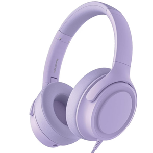 ADOOPE Wired Over-Ear Headphones with USB C Connector, Hi-Fi Stereo Sound, Noise-Isolating Ear Cups, Comfortable Fit for USB C Devices (Purple)