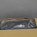 Dog Car Seat for Large Dogs, Half Back Seat Extender with Hard Bottom, Waterproof Non-Slip Pet Car Seat for Cars, SUVs and Trucks, Fits Medium Dogs (Black)