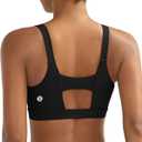 RUNNING GIRL Sports Bra for Women High Support, Molded Cup High Impact Sports Bras with Sewn in Pads (X-Large)