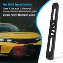 For Honda Civic Type R FL5 2023-2026 No Drill License Plate Mount | Sturdy Front Bumper Bracket Kit | Protect the Front Bumper