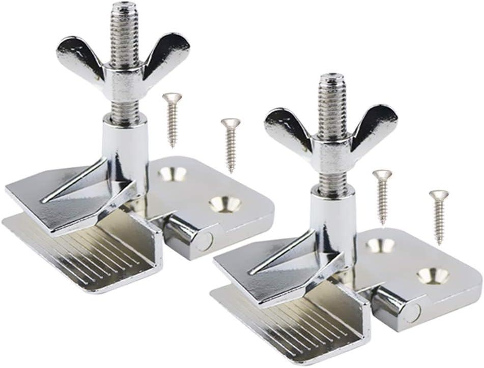 2 Pcs of Silk Screen Printing Hinge Clamps for Screen Printing Frame Machine,for fixing Screen Printing Mesh,Screen Printing DIY Tool, 4 Screws Included in the Package