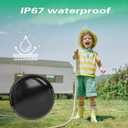 GPS Tracker for Vehicles.Mini Hidden Magnetic GPS Tracker for Vehicles - Full Global Coverage, No Subscription or SIM Card Required - Perfect for Cars, Assets, Pets, Kids, and Seniors!(Black Circle)