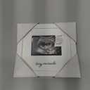 Juvale Baby Sonogram Picture Frame for 4 x 3 Ultrasound Photo, First Selfie (7 x 6.5 In, White)