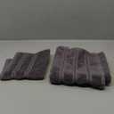 American Soft Linen Premium 3 Piece Towel Set, 1 Bath Towel 1 Hand Towel 1 Washcloth, 600 GSM 100% Cotton Turkish Towels for Bathroom, Dark Gray Towel Set