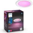 Philips Hue White and Color Ambiance Extra Bright High Lumen Dimmable LED Smart Retrofit Recessed 4" Downlight Compatible with Amazon Alexa Apple HomeKit and Google Assistant (1 Pack)