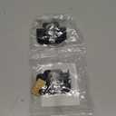 Amerock BPR8719FB | Cabinet Hinge | 1/2 in (13 mm) Overlay Single Demountable | Partial Wrap | Matte Black | Kitchen Cabinet Door Hinge | 1 Pair/2 Pack | Functional Hardware