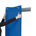 Factory Direct Partners Hanging Rest Mat Metal Mount - Space-Saving Wall Rack for Preschool/Daycare Nap Mats