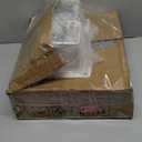 6 PCS Metal 4×4 Post Base Post Base Brackets,Inner Size 3.5"x3.5" Heavy Duty Powder-Coated Post Anchor Matte Black Wood Post Brackets (White 6pcs)