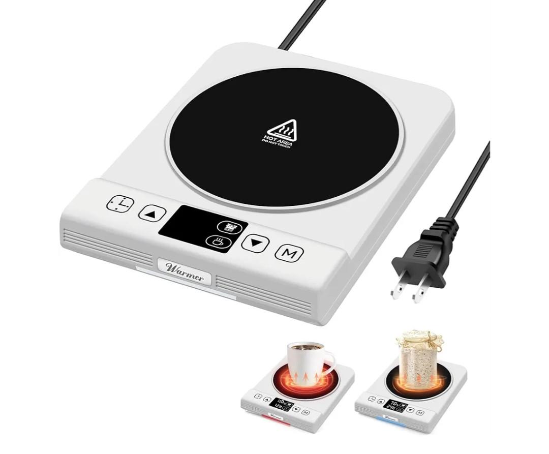 2 in 1 Sourdough Starter Warmer Mat - Upgrade Warming Heating Sour Dough Starter Pad 24H Timer 1°F Thermostat Control(70-100°F) & Coffee Heater(110-180°F), Fit Jar Up to 40oz, Perfect for Home Backing