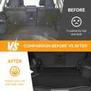 Cargo Mat Compatible with 2014-2020 Nissan Rogue (Not fit Sport Models): Backrest Mats TPE All-Weather Cargo Liner 2017 Rogue Accessories (Trunk Mat+Backrest Mats)