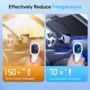 KUST Windshield Sun Shade for 2018-2024 2025 2026 Jeep Wrangler JL & 2/4 Door 4XE &2020-2026 Jeep Gladiator JT Front Window Accessories Sun Shade Sun Protector Foldable Block Sun UV Rays