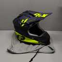 O'NEAL 2 SRS SPYDE Helmet BLK/N.YEL (X-Large, Black/Hi-viz)