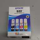 Epson 522 EcoTank Ink Ultra-high Capacity Bottle Black & Color Combo Pack (T522120-BCS) Works with ET-2720, 2800, 2803, 2840, 4700, 4800, 4810