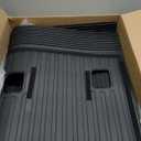 Cargo Liners Backrest Mat for Jeep Wagoneer S 4xe EV Accessories 2025 2026 with Hook&Loop Rear Trunk Mat Rear Seat Back Cover Protector All Weather Anti-Slip Split Dog Liner 3 PCS